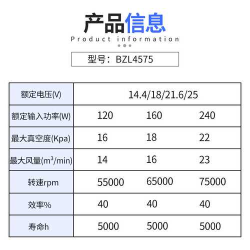 75干湿吸尘器无刷电机直流电动工具马达风扇电动机厂家大功率