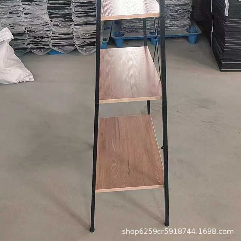 源头工厂欧式置物架书架落地卧室铁艺收纳架厨房储物架阳台多层架