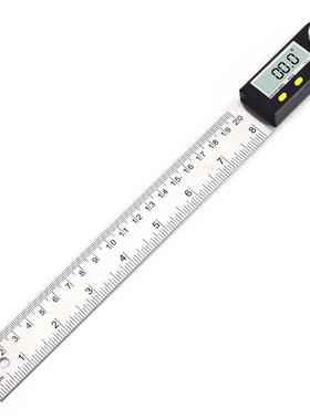 伊莱科EM-KAL500数显角度尺不锈钢电子角度尺量角器0-500mm