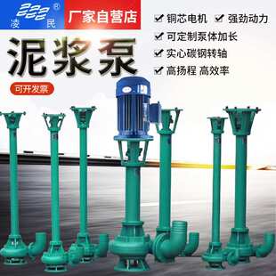 河道液下渣浆泵无堵塞淤泥排污泵NL立式污水泥浆泵加长抽污泥水泵