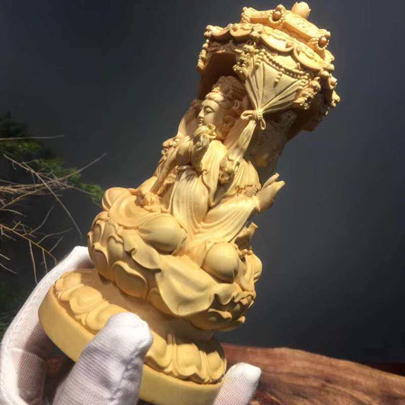 大叶黄杨木西方三圣工艺雕刻雕件 家居摆饰摆件 厂家出售