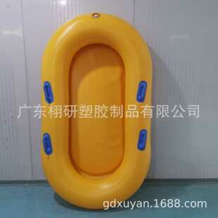水上乐园专用皮筏滑具充气筏子皮划艇加厚滑水圈双人充气船厂家