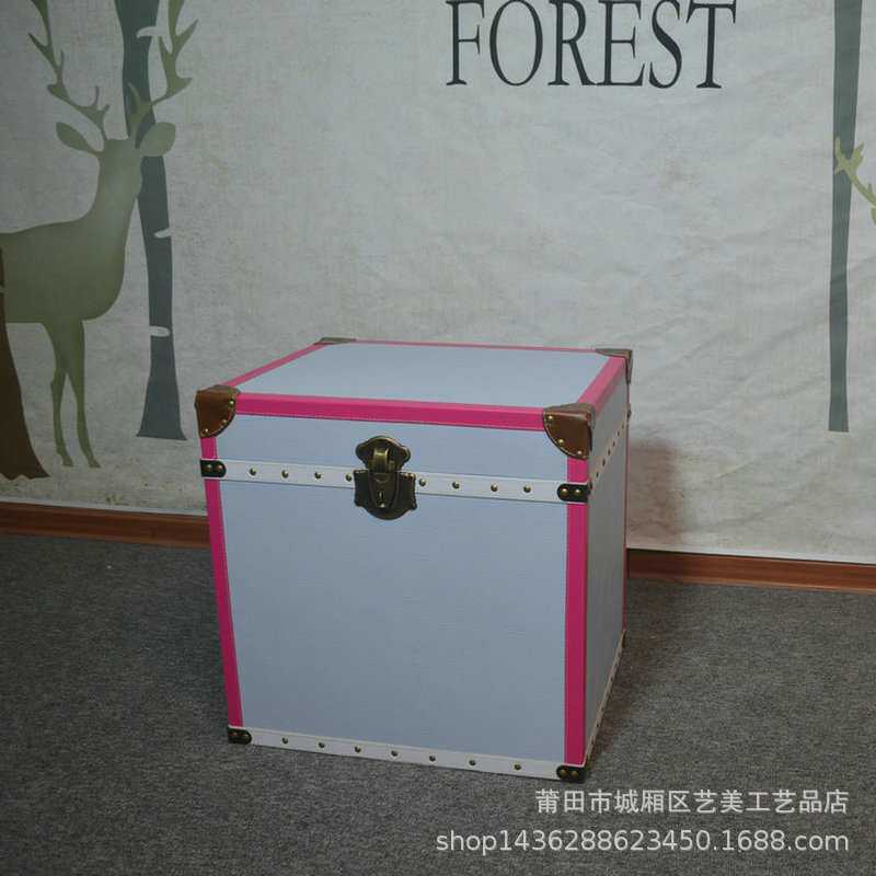 欧式乡村田园卧室床头柜简易台灯柜简约现代床头储物柜客厅小边柜