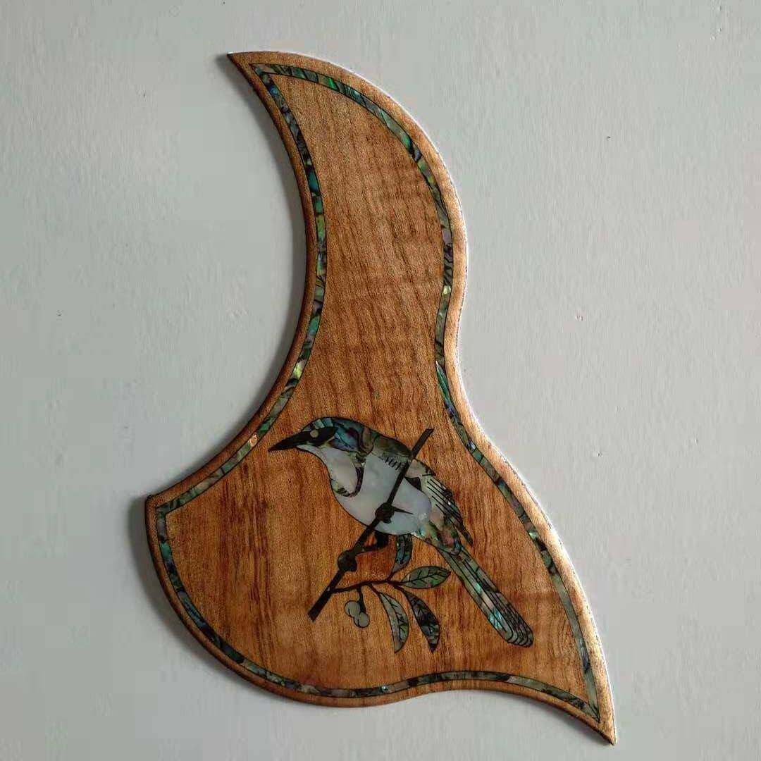 木质吉他护板螺钿镶嵌工艺木质吉他护板配件