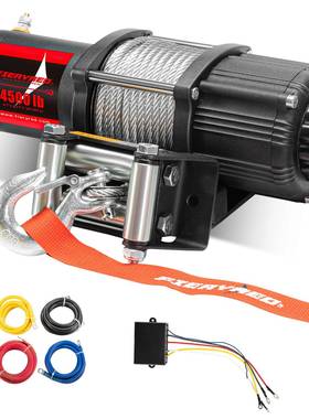 FIERYRED4500LBS无线电动绞盘越野车汽车自救脱困绞盘