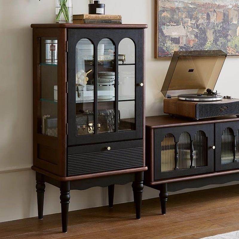 法式复古玻璃门实木酒柜客厅家用美式展示柜储物柜电视柜搭配边柜,畜牧/养殖物资,畜牧/养殖器械,淘宝优惠券,粉丝福利购,淘宝优惠卷