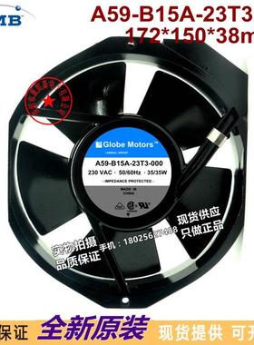 A59-B15A-23T3-000230V35W原装GLOBEMOTORS铝框交流散热风扇
