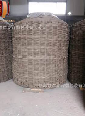 桑皮纸糊制木海 酒窖白酒藤编酒海 从古传承至今的储酒容器