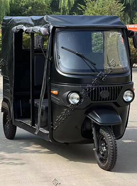 出口款六座三轮车 印度非洲载客遮阳嘟嘟车 gasoline tuk-tuk