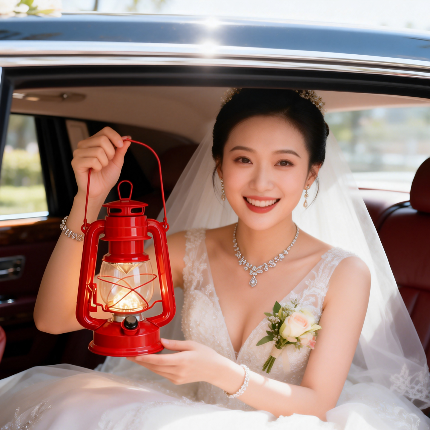 婚庆新娘陪嫁子孙长明灯结婚双喜灯一对结婚拍照道具婚房装饰用品