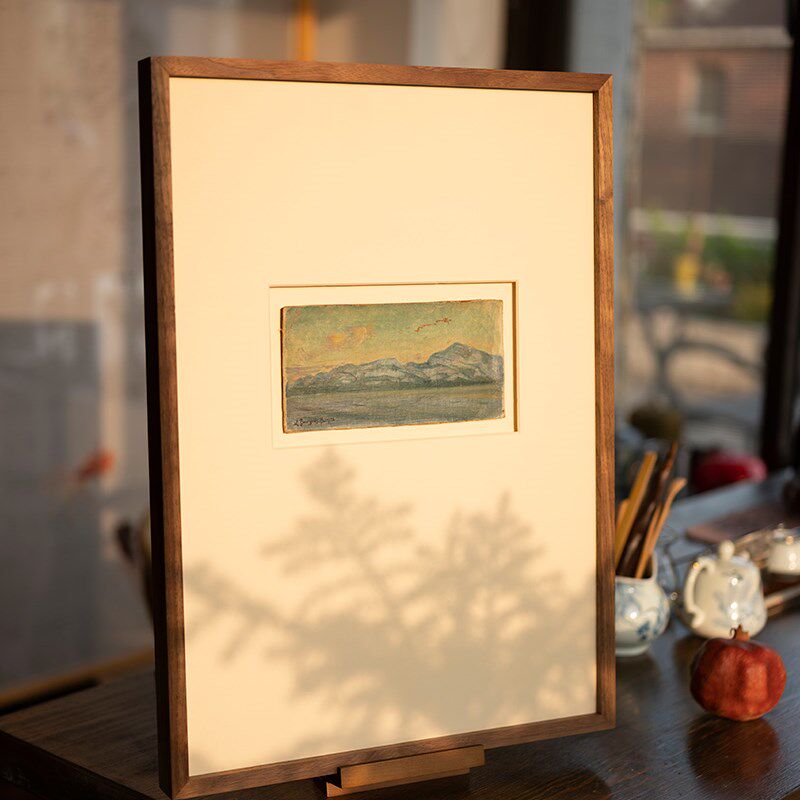 照片打印加相框画框定制装裱婚纱照卧室挂墙营业执照框a4a3实木