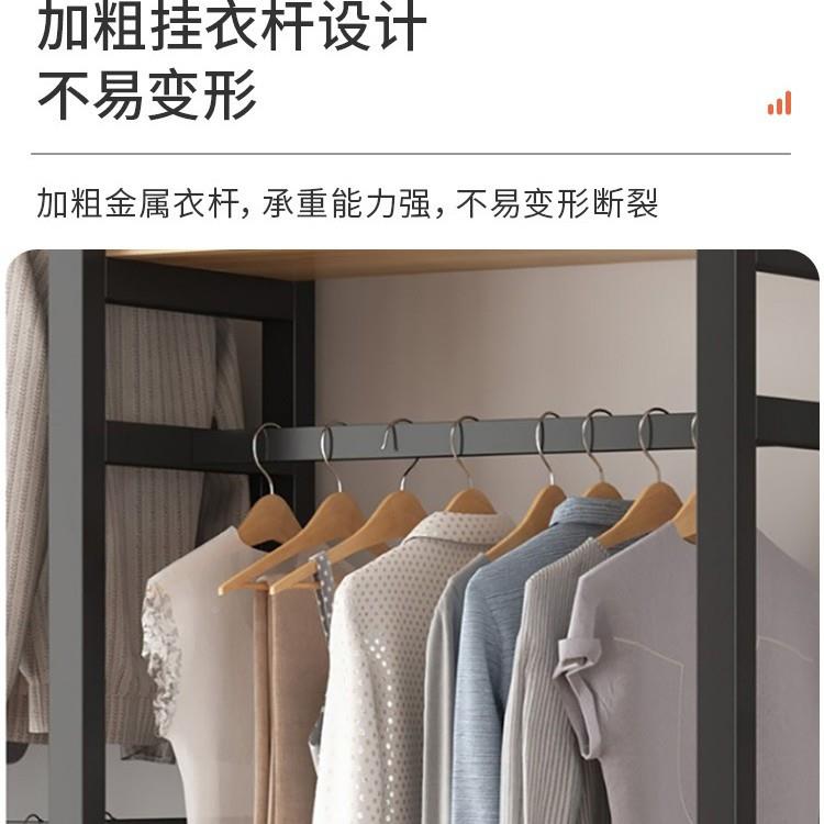 柜衣全钢结型构家用卧室出租房布衣柜简易衣408橱结实耐用小户柜