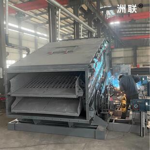 双1840环保筛层复频备钢铁厂专用1840焦炭焦粉钢渣筛分设防堵孔