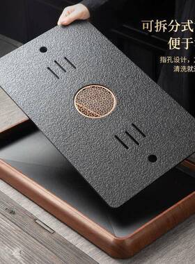 2盘05新茶款VDW仿2乌金石茶台小型茶具沥水托盘排水干泡台家用茶