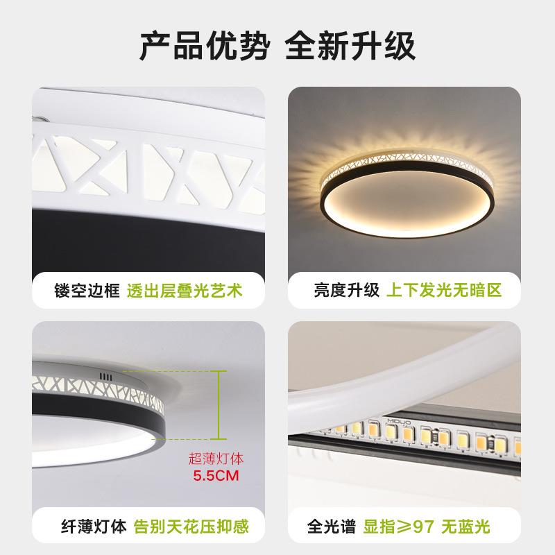 全光谱顶灯吸2025新款创意鸟巢小卧室MD196超薄智能马房灯间灯亚