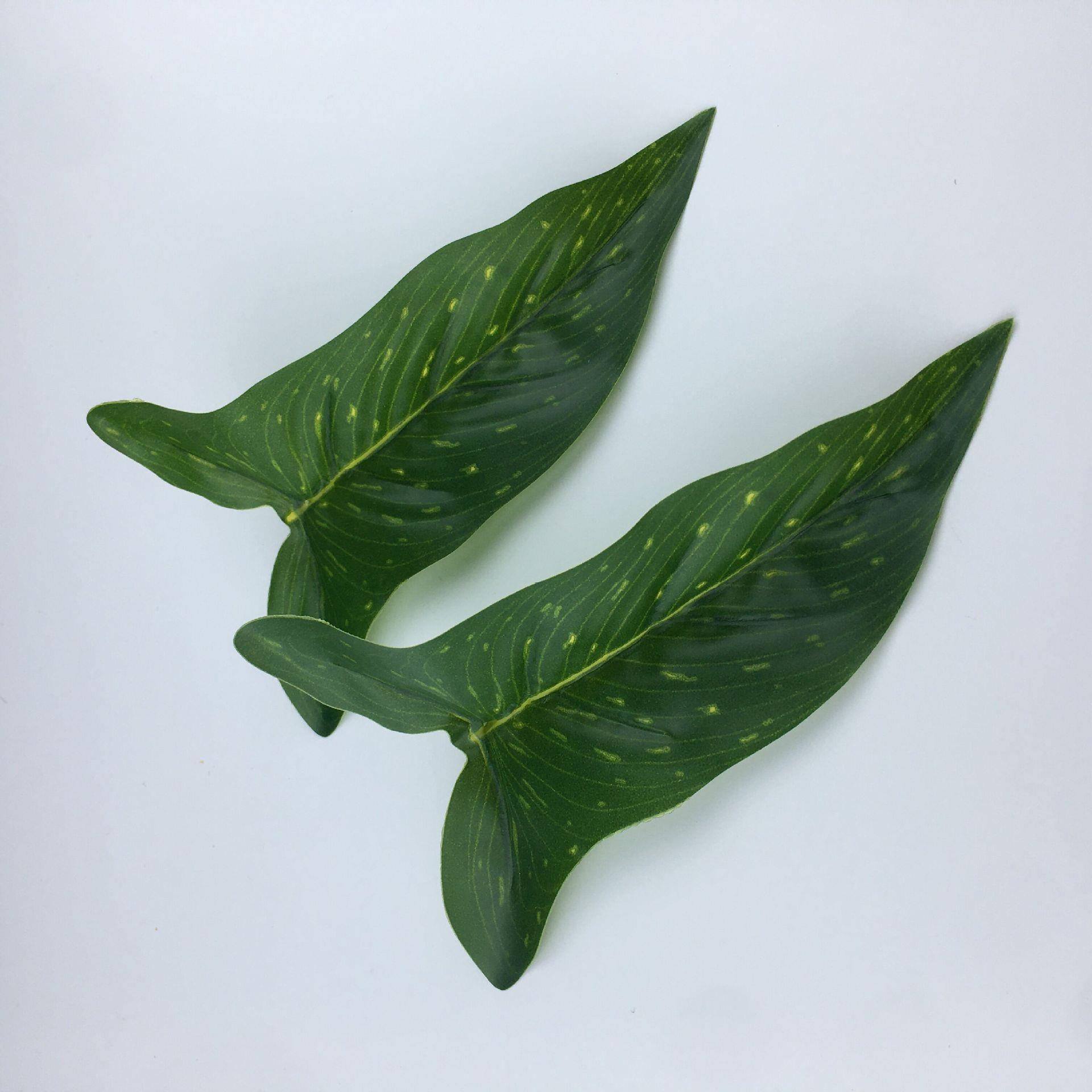 热卖仿真植墙绿植物叶花材叶子墙面装饰纸箱子假花绿萝注背塑2206