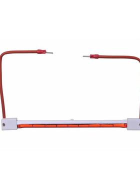 石红宝加热管石英卤素VVJ加管热灯管发热管红宝石加发热IR热灯管