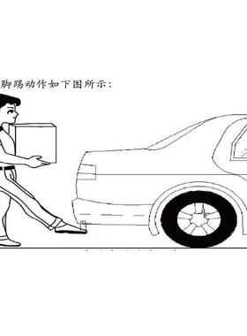 车电动尾门一脚踢智能电动感应汽尾通门电尾门配件用款后CQD备箱2