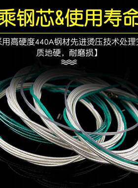 标丽丝古26260筝琴弦AT80M钢芯尼龙缠弦准爱古筝专用弦121根-套弦