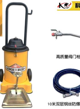 上海科脚踏黄油GZ-6J踩式挖机打机黄62482油脚抢球小型便携高压注