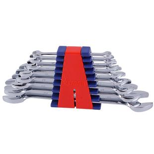 米顿80P埃S8件精抛平C面双头开口扳手组套(塑夹装)115333721112