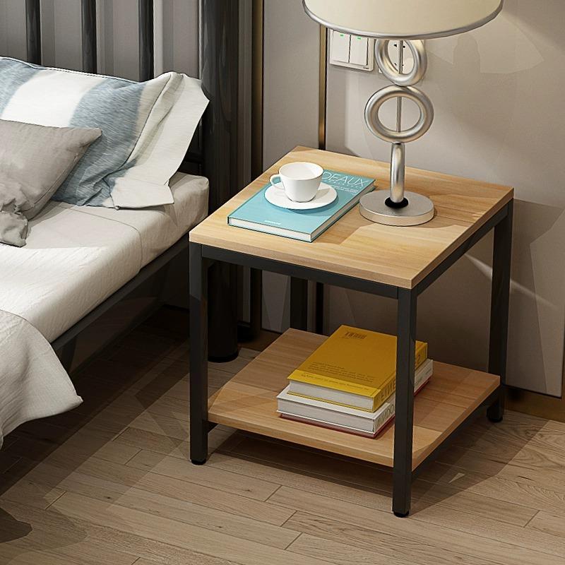 床头柜柜简约现代床小型HE-15床边轻网红收纳储物柜奢头置物架卧