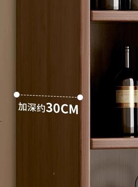 实酒柜家用客厅木TXD物架展示商用简约小型玄柜关柜靠墙隔断置柜