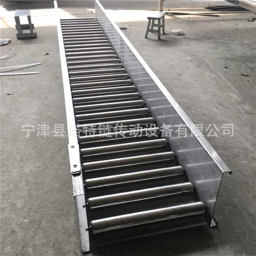 包装箱运输线滚筒输送机 无动力辊筒输送机 过渡180度转弯机