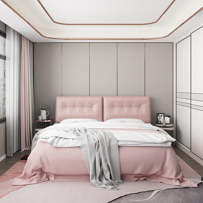 床头618软包靠背靠海绵垫可固靠枕卧室床头套罩改床头定靠垫造大