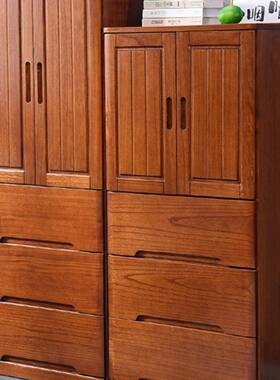 木衣卧室用小户型柜收纳柜儿童衣橱RNH储物柜简易立家式窄实款挂