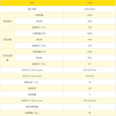 600风量0无烟静电式饭店低烧空烤厨房56工业油烟净化器商用