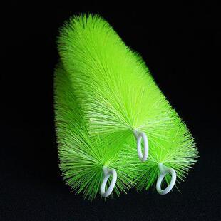 鱼池过滤不料鱼缸过滤毛刷池锦鲤滤材黑色锈材钢AOK十字毛刷水族