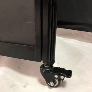 便携叠带滑轮广告折叠屏风铝合金XM-CP1书画展展架式折户外活动展