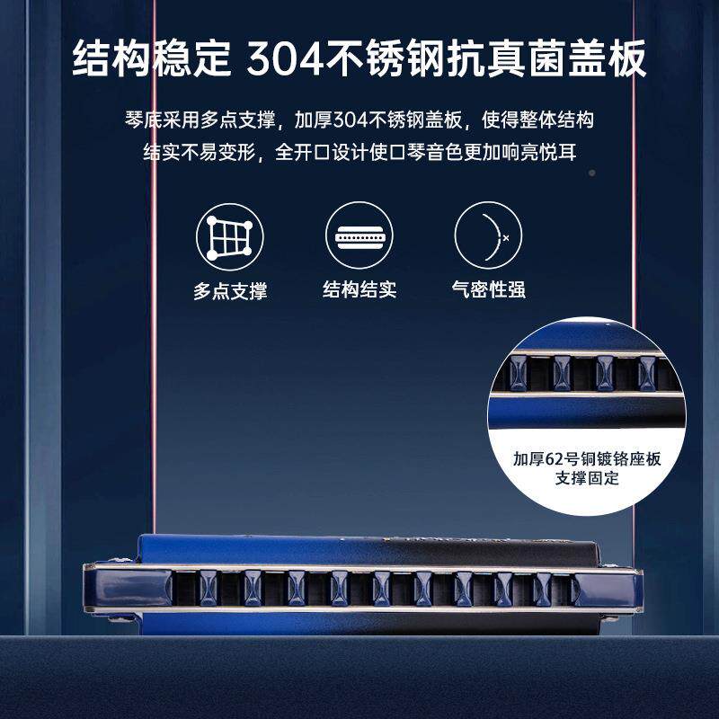 CFEITUKFAN飞繁十孔调琴Paddy音布鲁斯星空V1成0初学者人专业口演