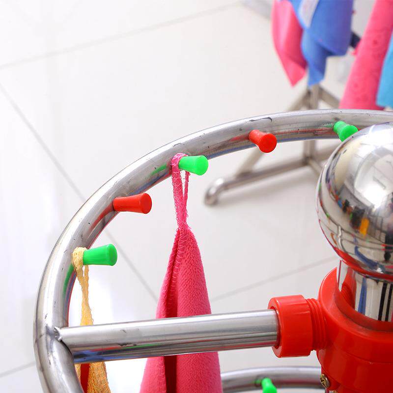 幼儿园毛巾架加581厚锈钢圆毛架两层巾儿童不圆手帕晾晒挂物长毛