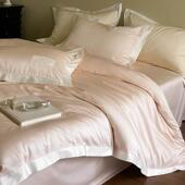 法式 轻奢兰精丝棉夏纯色四套季 凉感裸睡JPW被套冰丝床笠1天.8m件