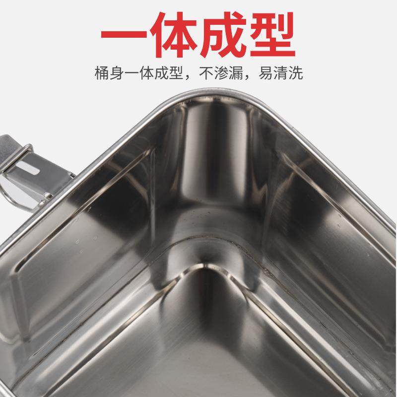 米带FMU盖子不锈钢防潮四方桶带桶卡扣密封防虫多用桶水储桶密物