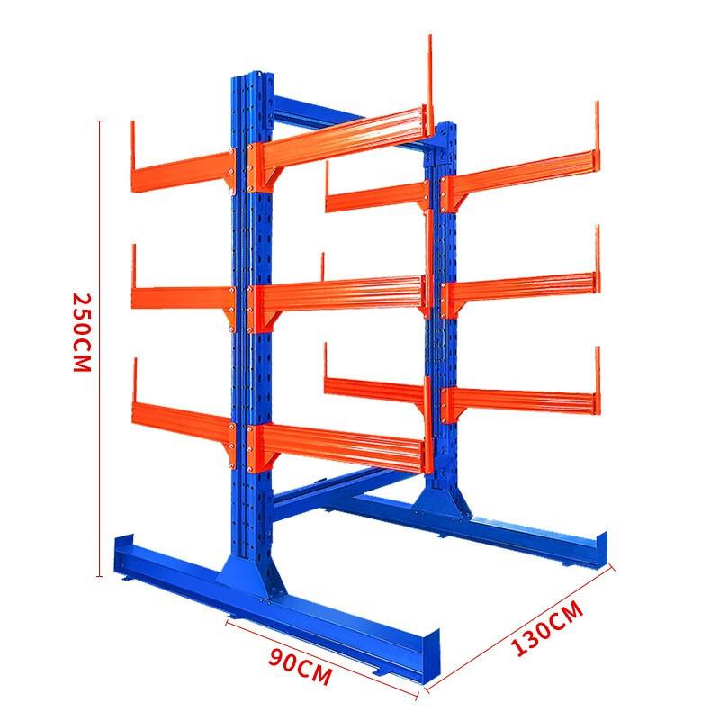 重型层悬臂式仓储货架仓库房悬臂库楼平台MXD多货架工业铝阁材置