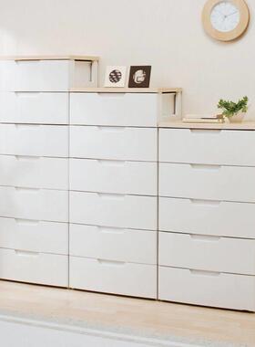 物收纳柜抽储物柜屉式塑五斗柜爱丽985丝儿童宝宝衣柜料置tω