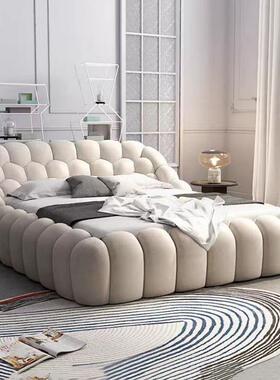网定型棉泡泡足球床5D窝蜂布卧艺室MMS家具现代简榻榻米约设计师