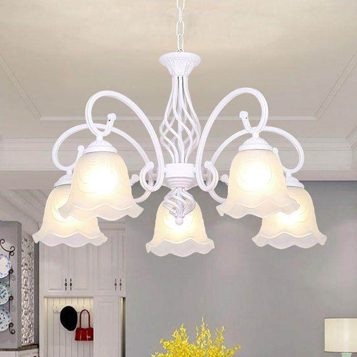 欧现代客厅灯全奢大气灯饰美式华863餐厅卧室简欧铁艺灯式202吊5