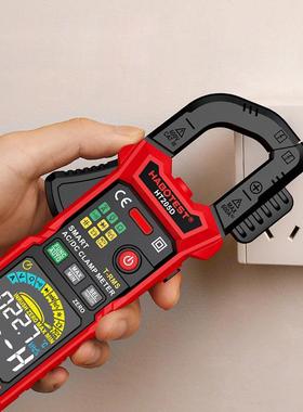 店ABOTEST能HT205D钳形表735交直电流智防烧多功H能高精度钳型表