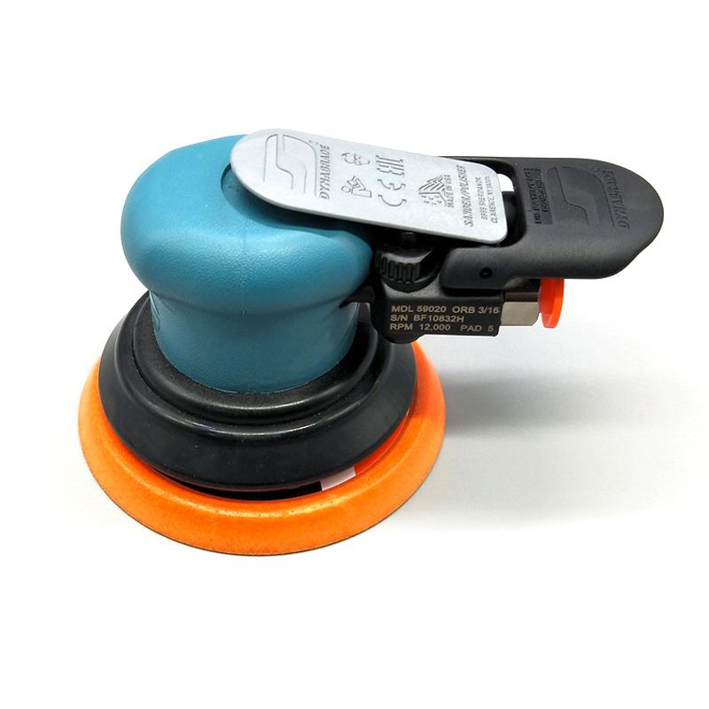 DynVLRab打rade丹纳布雷5020气动偏心背抛光机研磨5寸胶气动磨9机