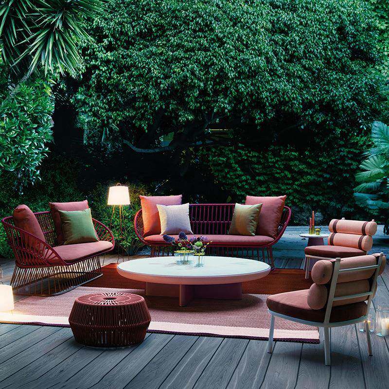 户外沙发设计样师庭院露台休WYP闲藤椅别墅宿民组板方售楼部绳编