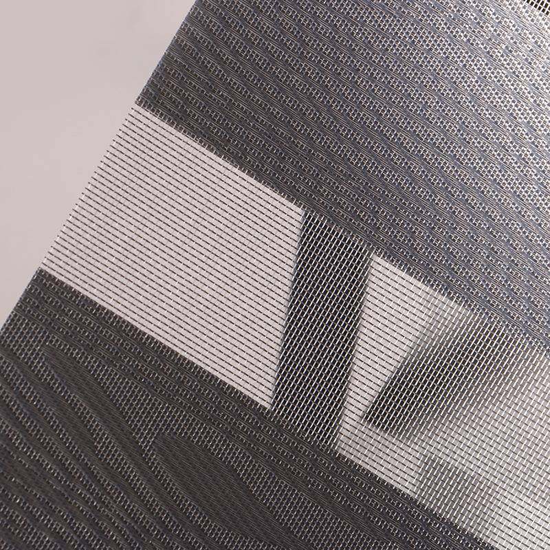 办公室阻燃柔纱帘遮光帘防水电动卷帘窗防晒孔酒免店成品打升765