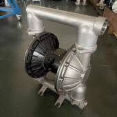 气动隔膜泵厂QBK 家直销 锈50不钢空气膜隔NSS泵气动油墨泵厂