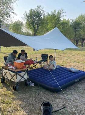 INTEX气垫床双营人家用加大双人露户外88810124打地折叠便携冲气