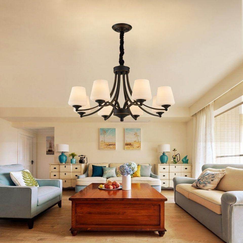 吸顶灯美式简艺约现代大气家用客村厅灯乡田园铁365卧室房书餐厅,家装灯饰光源,智能吊灯,淘宝优惠券,粉丝福利购,淘宝优惠卷