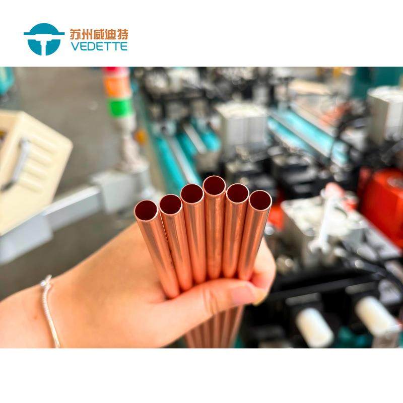 全动数控RED无屑切管机-PLC私服制定位2控＋2四工位铜管开自料机