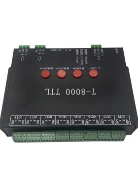 T-8L000TIVA幻彩编程控制器8个端口可T输出卡带SDLED全彩同步控制